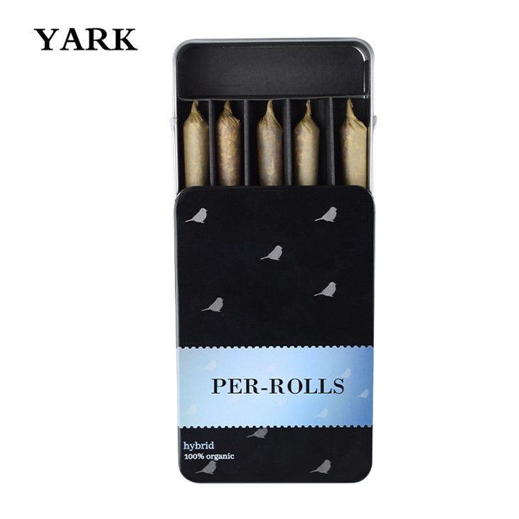 Estuche de hojalata de metal CR Pre Rolls