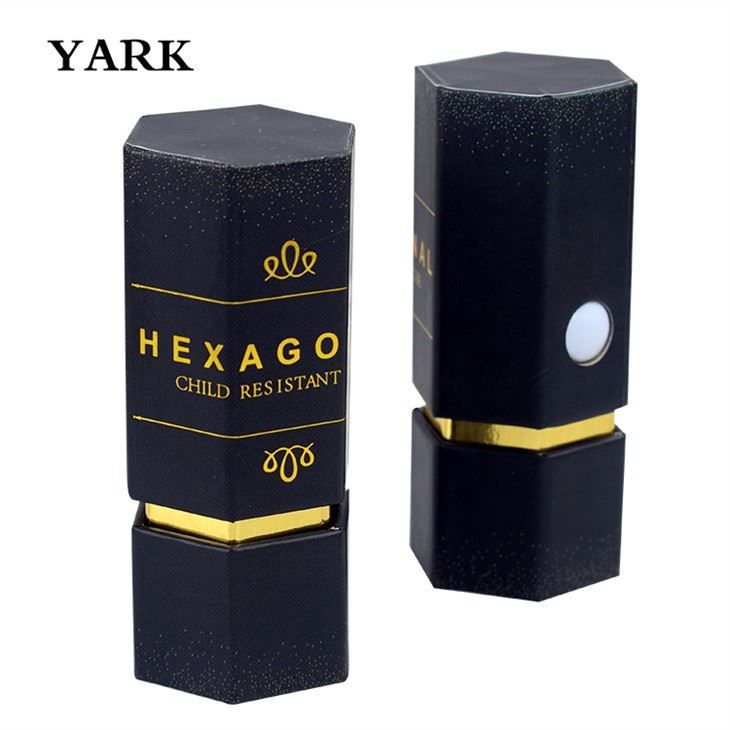 Embalaje de cartucho de vape hexagonal personalizado