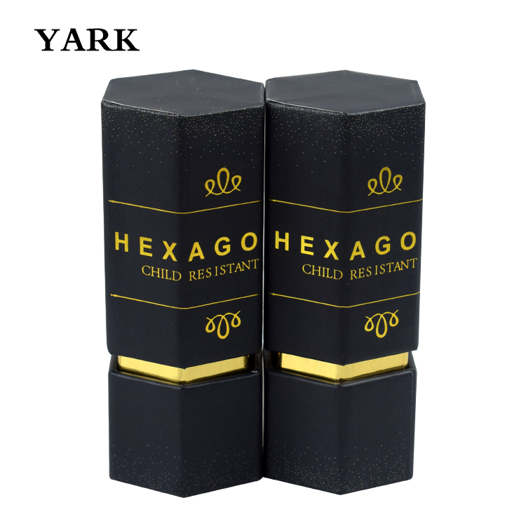 Embalaje de tubo hexagonal Weed Vape